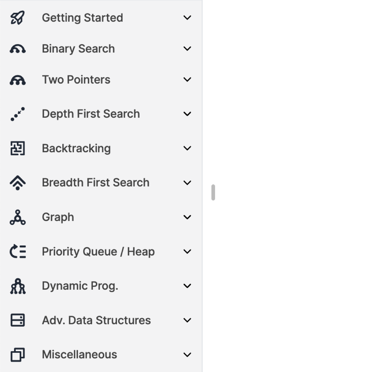 The pattern navigator: every interview pattern, organized